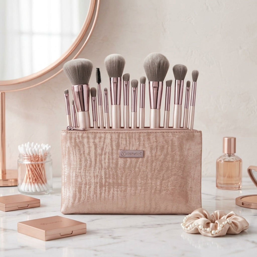 BH Cosmetics Lavish Elegance Brush Set - 15 Pieces with Cosmetic