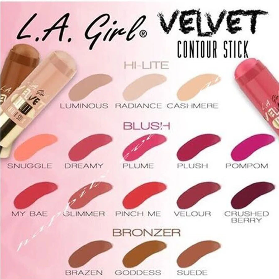 L.A. Girl Velvet Blush Contour Stick - GCS586 Plume