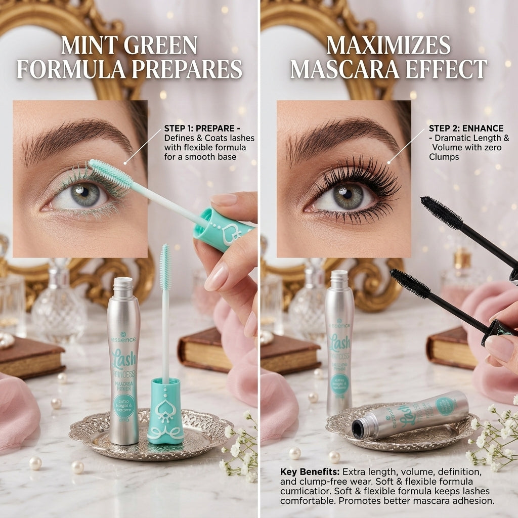 Essence Lash Princess Mascara Primer For Extra Length & Volume Mint Gr