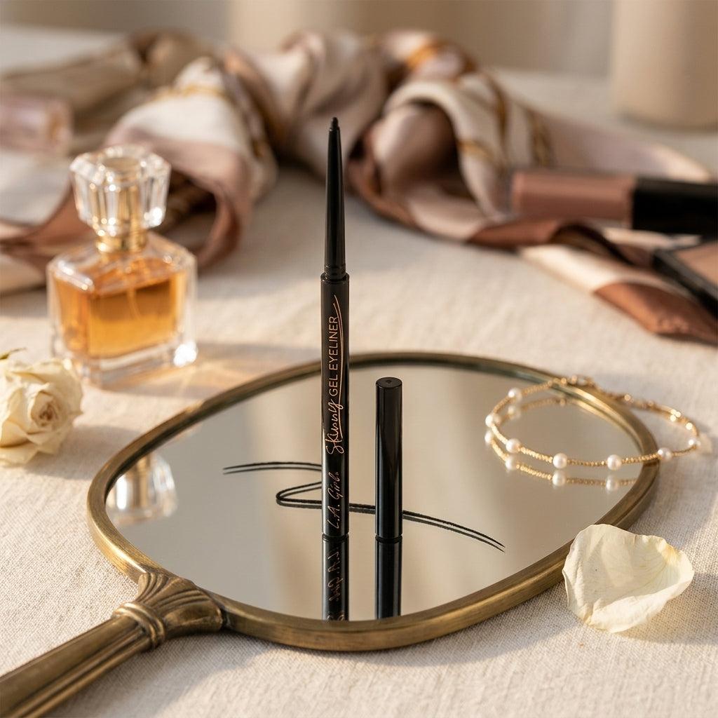 L.A Girl Skinny Gel Eyeliner - Silky Black