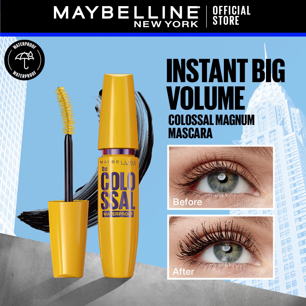 Maybelline - Colossal Volume Express Mascara - 100% Black