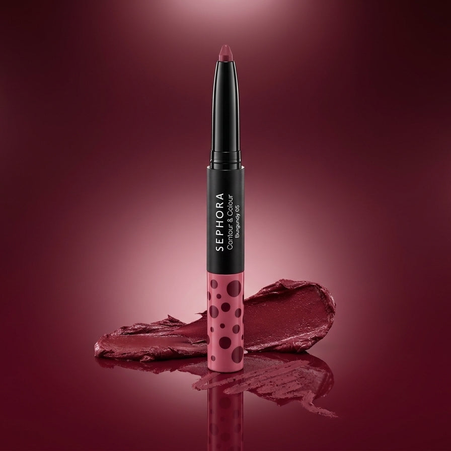 Sephora Contour & Colour Liner & Lip Stick Duo - Burgundy 05