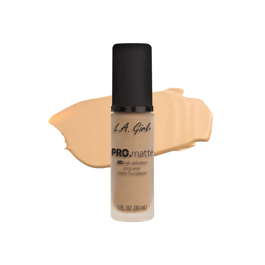 L.A. Girl Pro Matte HD Long Wear Matte Liquid Foundation, 30ml