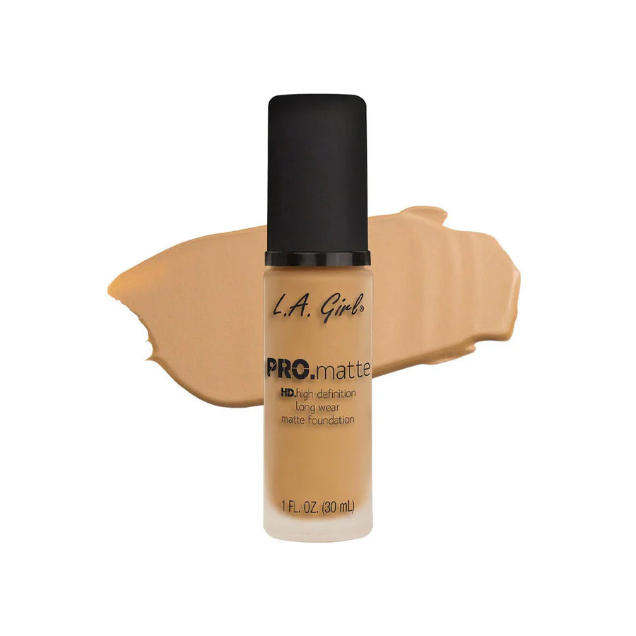 L.A. Girl Pro Matte HD Long Wear Matte Liquid Foundation, 30ml