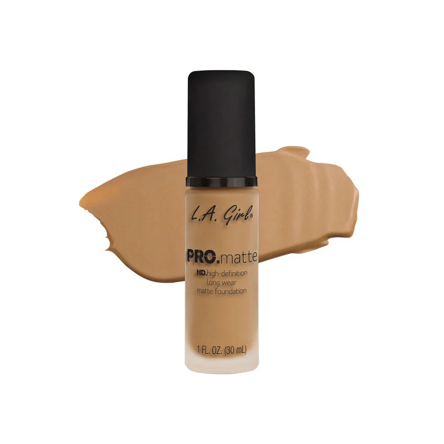 L.A. Girl Pro Matte HD Long Wear Matte Liquid Foundation, 30ml
