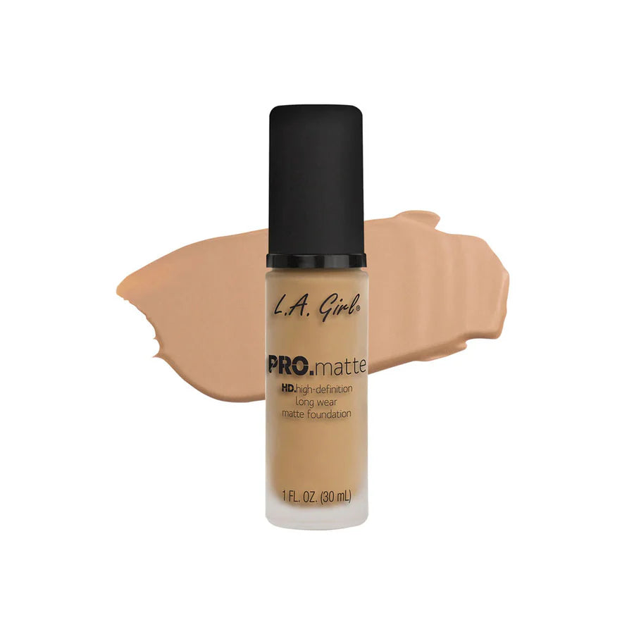 L.A. Girl Pro Matte HD Long Wear Matte Liquid Foundation, 30ml