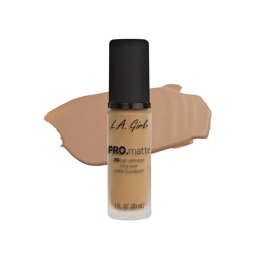 L.A. Girl Pro Matte HD Long Wear Matte Liquid Foundation, 30ml