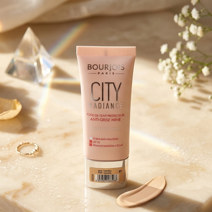 Bourjois City Radiance Foundation 02 Vanilla