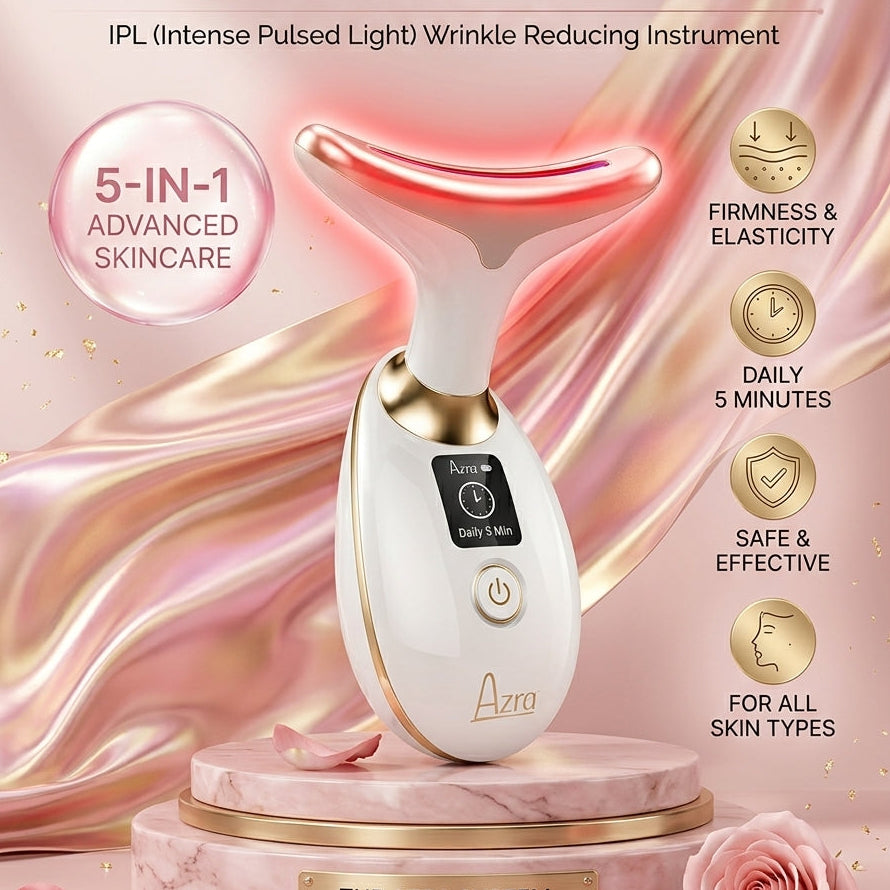 LED Face & Neck Anti-Aging Massager