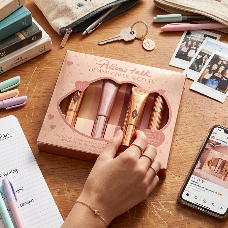 CHARLOTTE TILBURY - Pillow Talk Lip And Cheek Secrets Gift Set