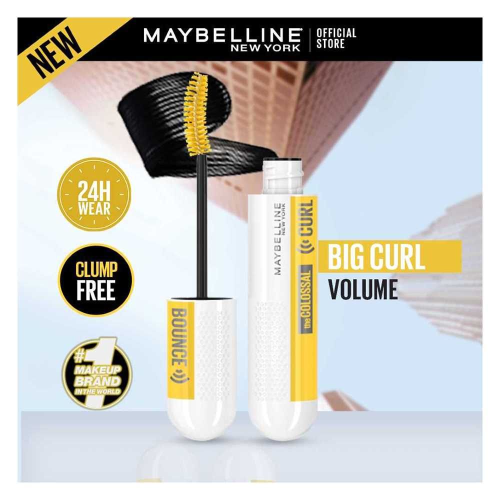 Maybelline - Colossal Curl Bounce Mascara - 01 Very Black