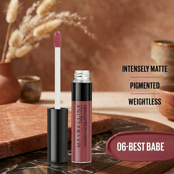 Maybelline - Sensational Liquid Matte - 06 Best Babe