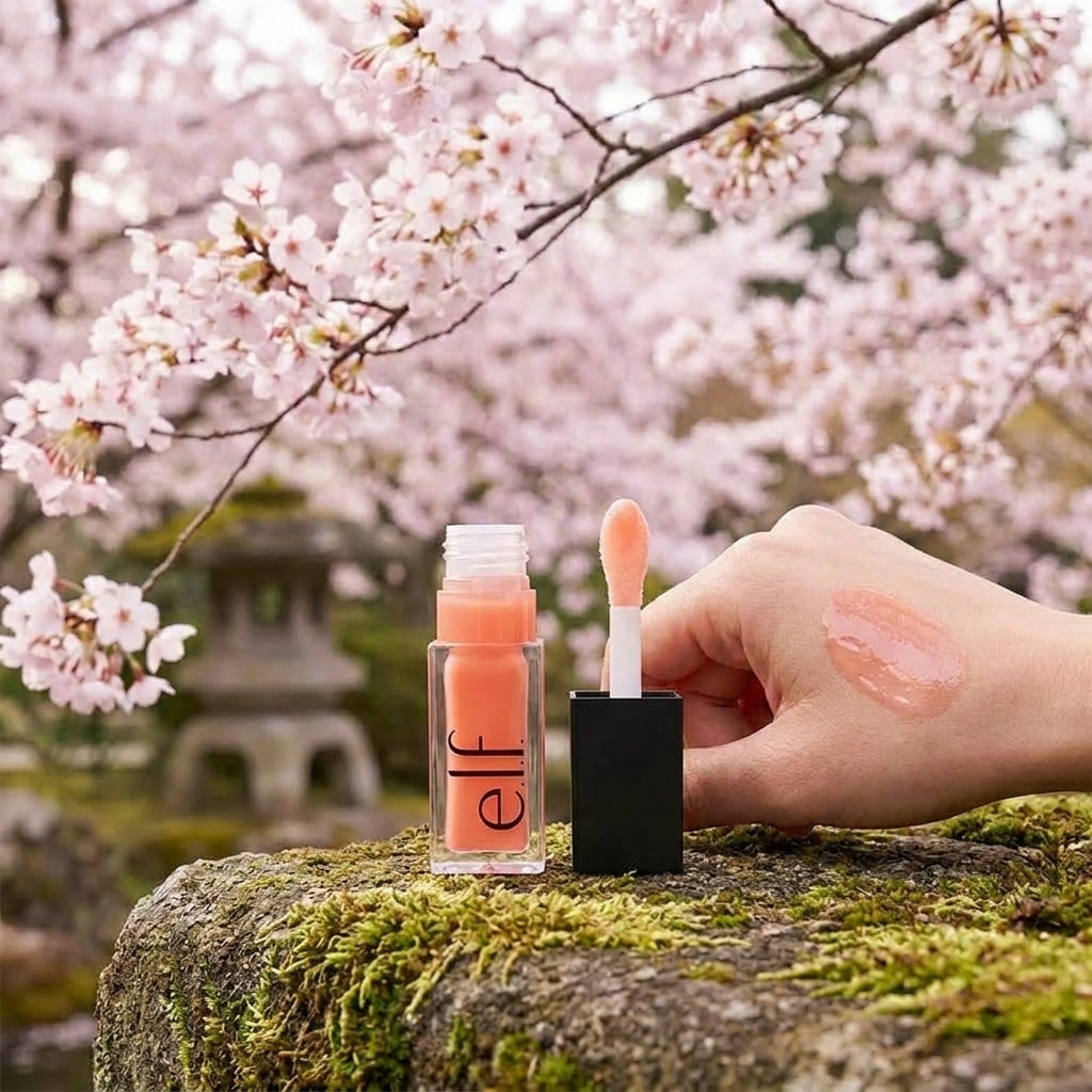 E.l.f. Glow Reviver Lip Oil - Coral Fixation
