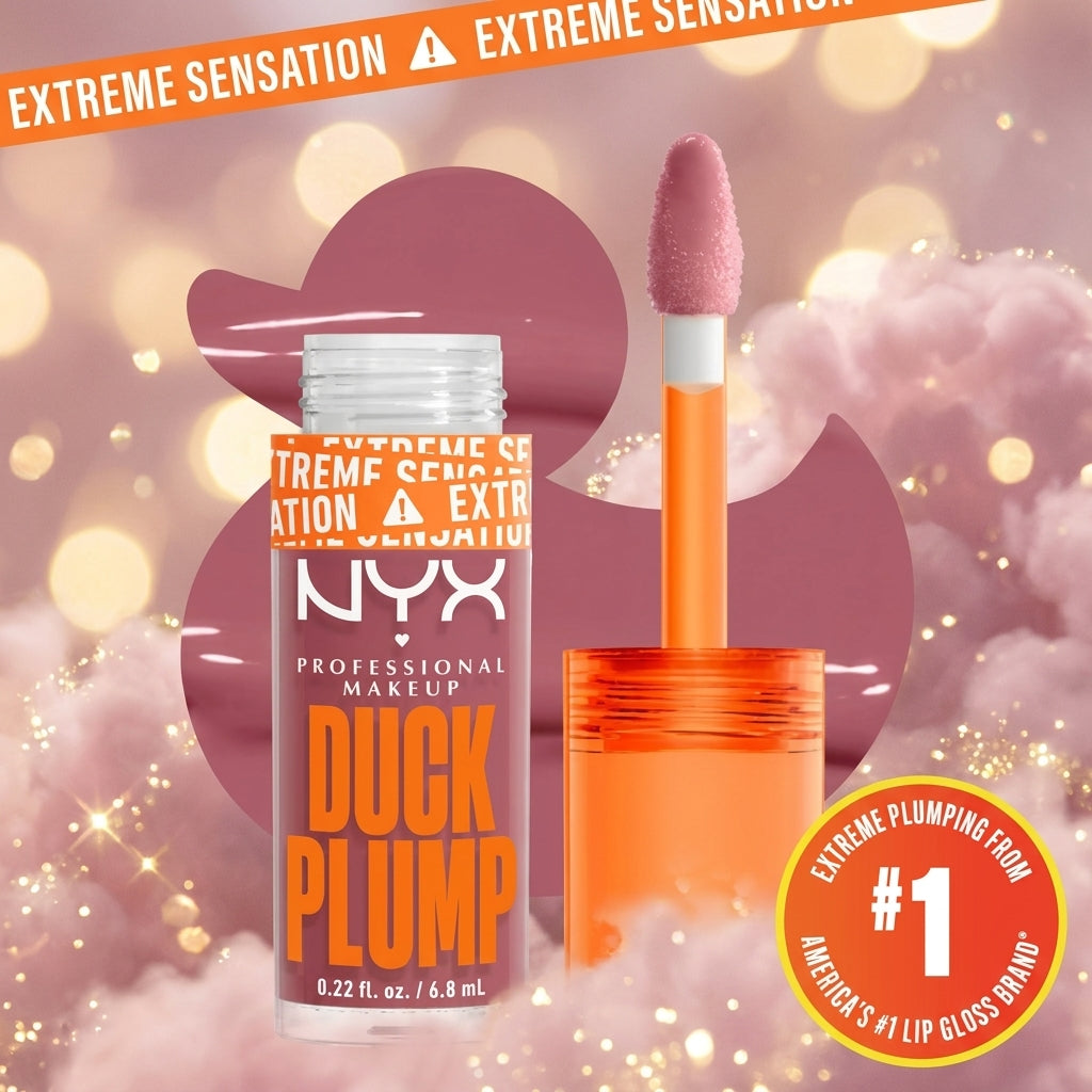 NYX Professional Makeup Duck Plump High Pigment Plumping Lip Gloss Lilac On Lock