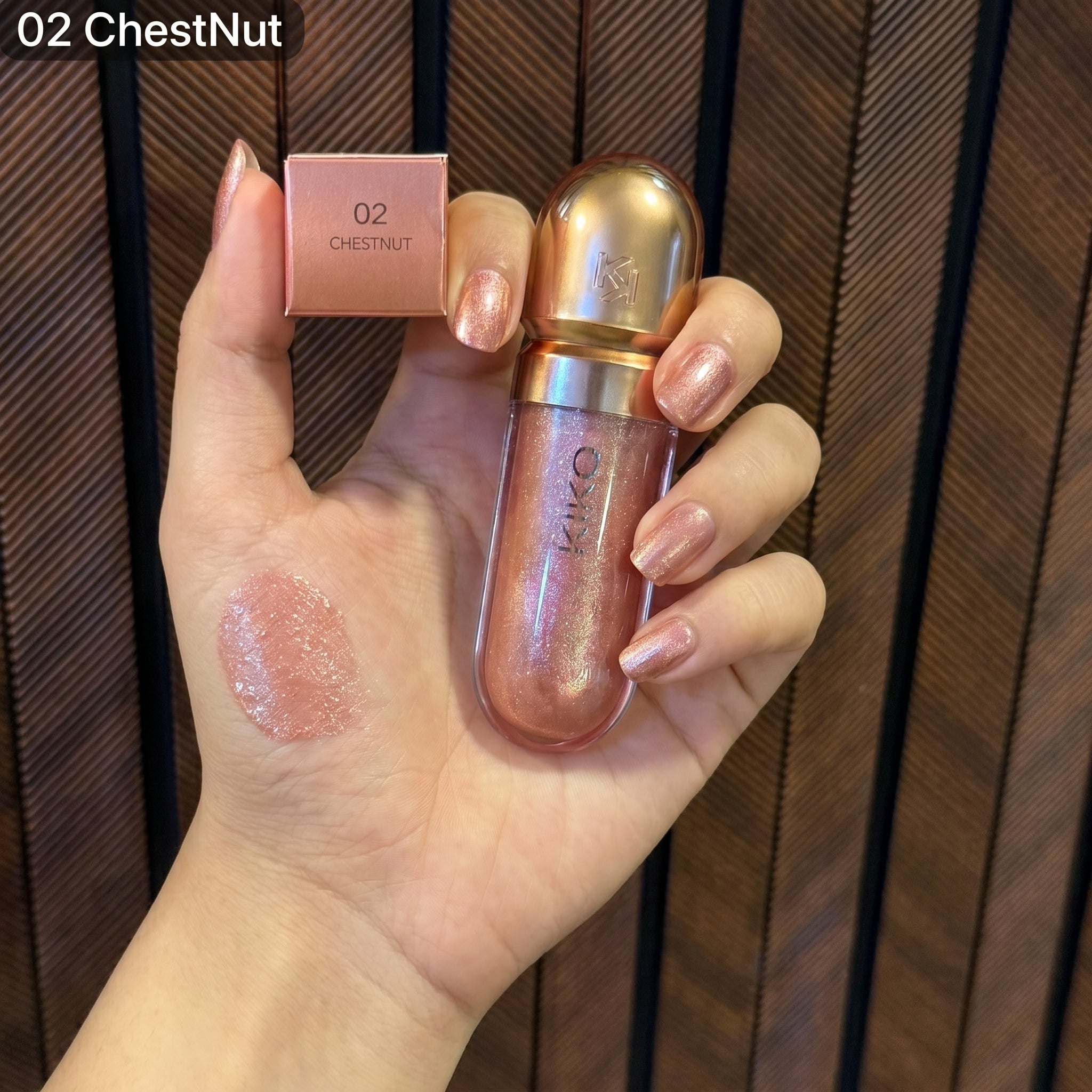 KIKO MILANO GOLDEN OASIS 3D HYDRA LIP GLOSS