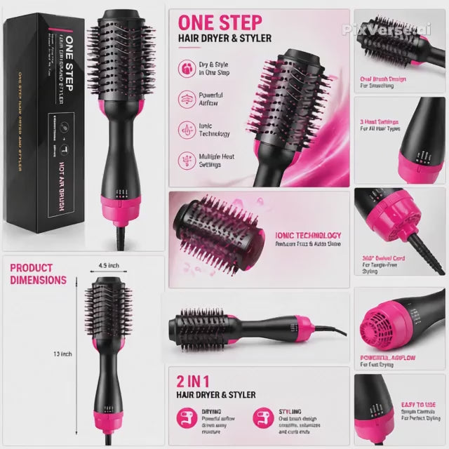 ONE STEP Hair Dryer and styler 3 in 1