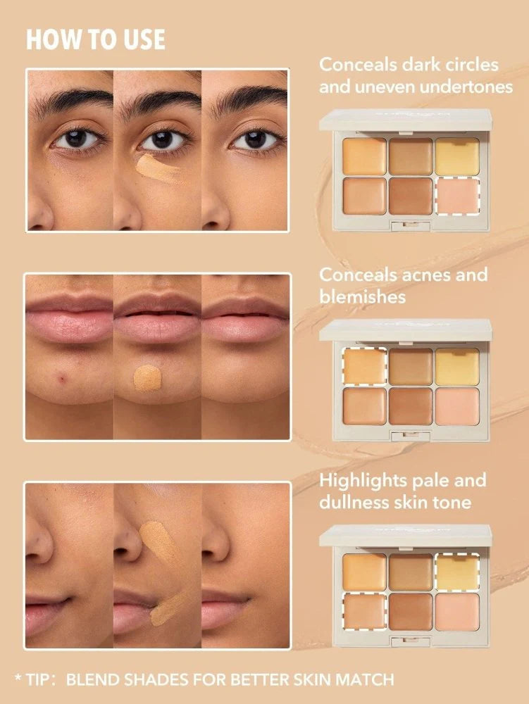 SheGlam Multi-Fix Concealer and Color Corrector Dulce de Leche